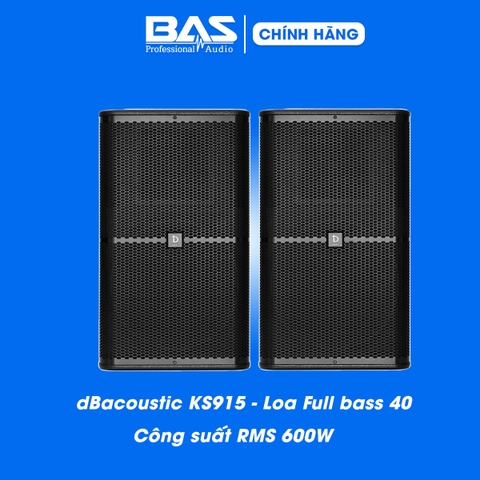 Loa dBacoustic KS915, loa karaoke bass 40