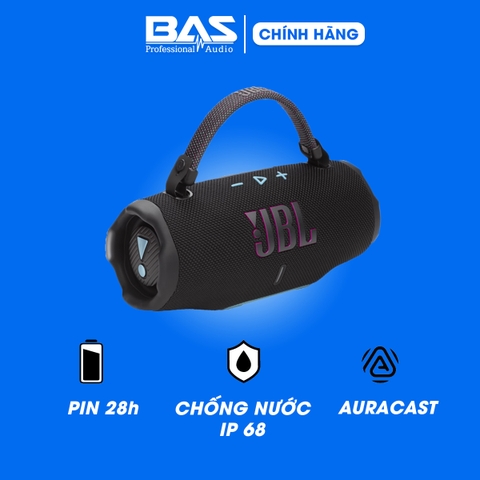 Loa JBL Charge 6, loa Bluetooth chính hãng, Pin 28h, chống nước IP68, Bluetooth 5.4, có quai xách, 2025