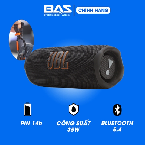 Loa JBL Flip 7 Chính Hãng, Pin 16 Giờ, Chống Nước IP68, Bluetooth 5.4, New 2025