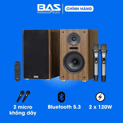 Dàn loa Kadma BS36i (Công suất 240W, Đi Kèm 2 mic, Bluetooth, Optical, Echo)