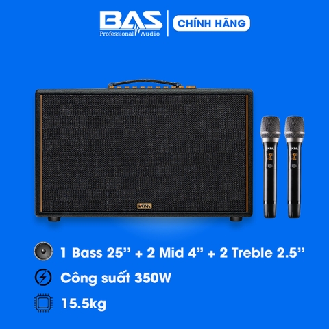 Loa xách tay Kadma KS88, công suất 350W, Bluetooth 5.3, OPT, HDMI ARC