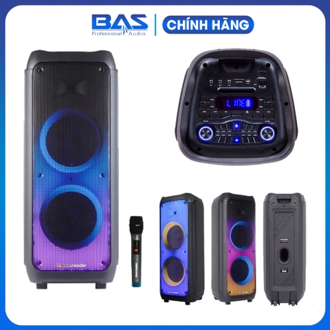 Party Box BA 1002PB, loa karaoke di động công suất 200W