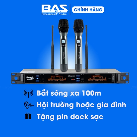 dBacoustic DB650 pro, mic karaoke không dây cao cấp
