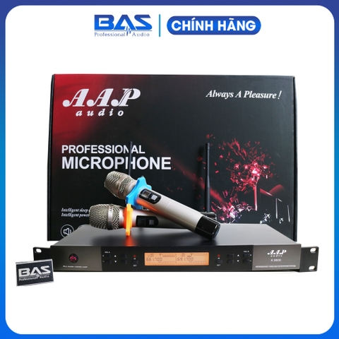Micro không dây AAP K8600, mic hát karaoke chuyên nghiệp