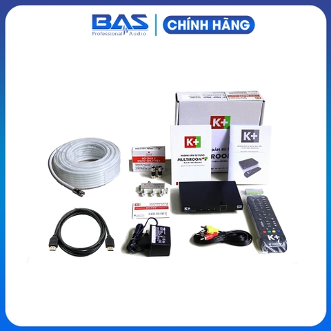 Bộ thuê bao phụ K+ Multiroom tự lắp đặt đơn giản. Truyền Hình K+ Bình Ansi (50k/tháng)