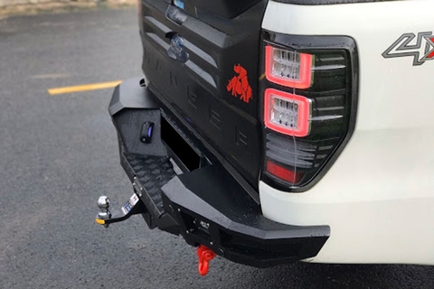 Cản sau Hamer MX204 có đèn lùi cho bán tải Ranger/Hilux/BT50/Triton/NP300