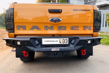 Cản sau Hamer MX204 có đèn lùi cho bán tải Ranger/Hilux/BT50/Triton/NP300