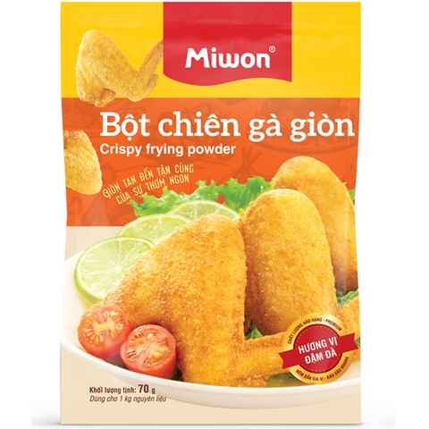 Bột chiên gà giòn Miwon gói 70g