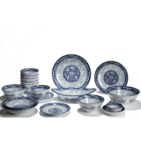 Bộ bát ăn cơm Sambo sứ xương hàn quốc