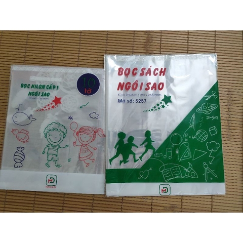 Bọc sách ngôi sao 10 tờ  5257