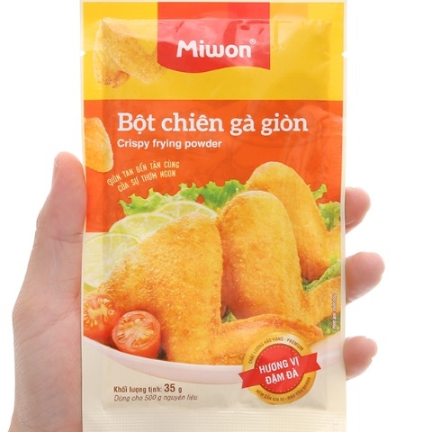 Bột chiên gà giòn Miwon gói 35g