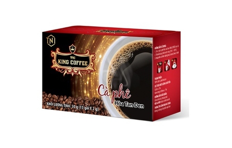 King cà phê h.tan đen hộp 30g(15*2g)