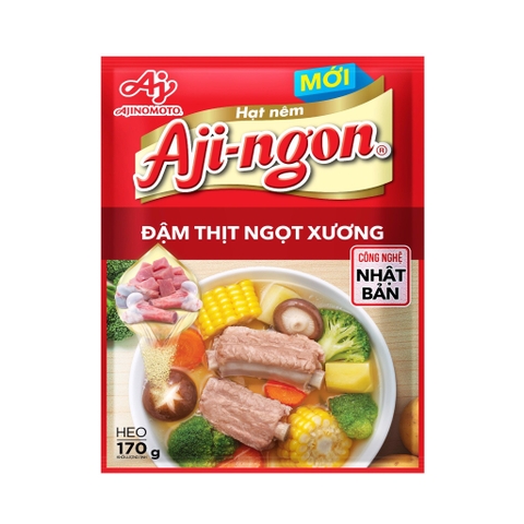 Hạt nêm Aji-ngon heo gói 170g