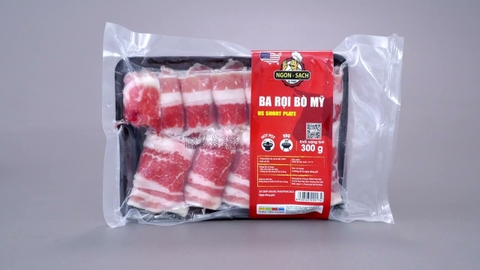 Ba chỉ bò 300g/ khay