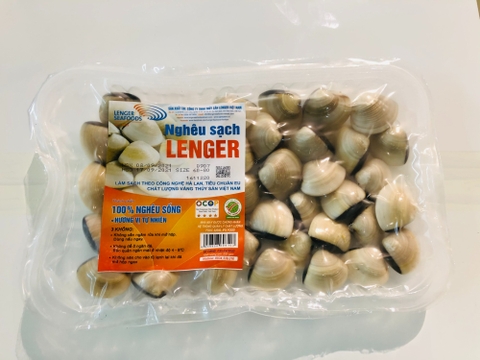 Nghêu sạch Lenger 1.2kg/ hộp