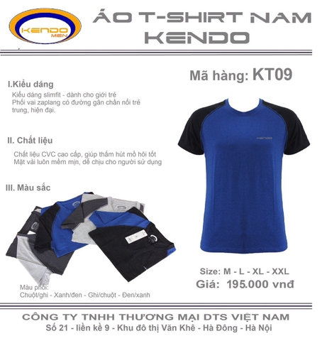 Áo Tshirt cổ tròn KT09