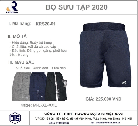 Quần KRS20-01