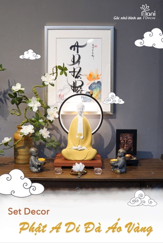 Đức Phật A Di Đà Áo Vàng