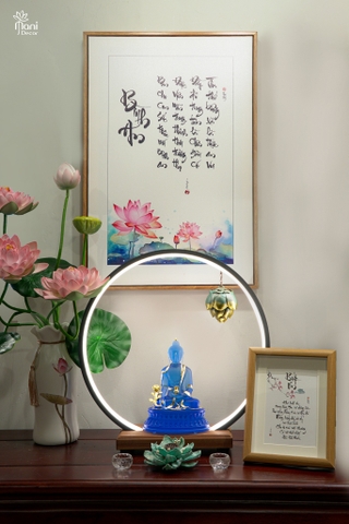 Tượng Dược Sư lưu ly dát vàng