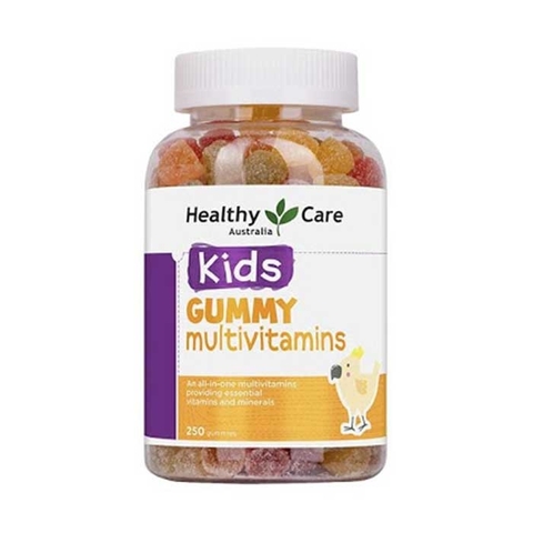 KẸO DẺO HEALTHY CARE KIDS GUMMY MULTIVITAMINS HỘP 250 VIÊN - ÚC