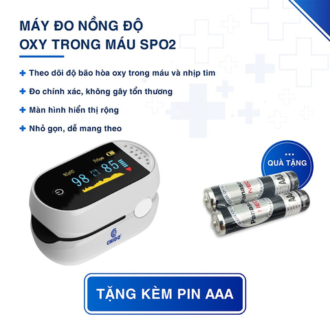 MÁY ĐO NỒNG ĐỘ OXY PULSE OXIMETER CHIDO