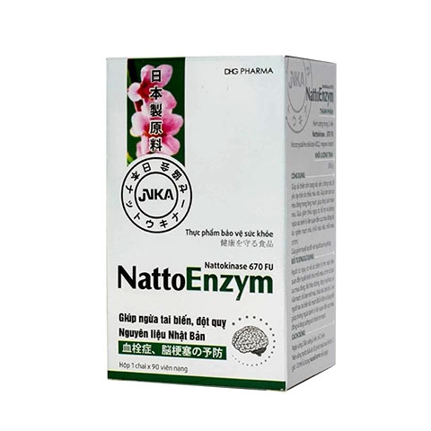 VIÊN UỐNG NGĂN NGỪA ĐỘT QUỴ - TAI BIẾN, HỖ TRỢ TUẦN HOÀN NÃO NATTOENZYM 670FU (C.90V) - (01/03/2027)