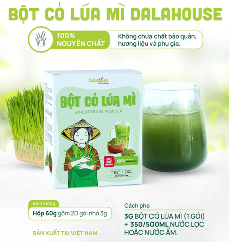 BỘT CỎ LÚA MÌ DALAHOUSE