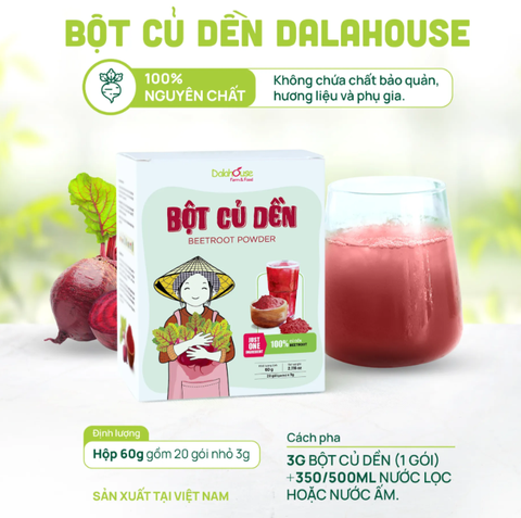 BỘT CỦ DỀN DALAHOUSE