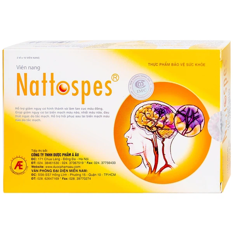 HỖ TRỢ NGỪA TAI BIẾN NATTOSPES H/30V (25/01/2027)