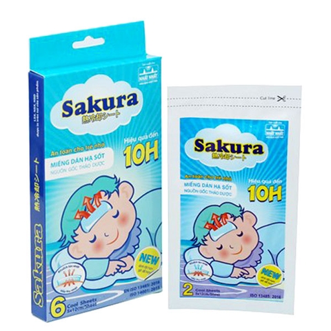 MIẾNG DÁN HẠ SỐT SAKURA NHẤT NHẤT