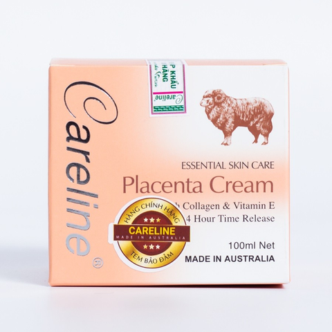 CARELINE PLACENTA CREAM 100ML - KEM DƯỠNG DA NHAU THAI CỪU -ÚC