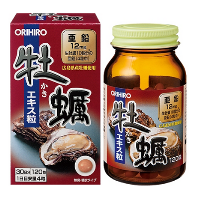 TPBVSK TINH CHẤT HÀU TƯƠI ORIHIRO NEW OYSTER EXTRACT 120 VIÊN