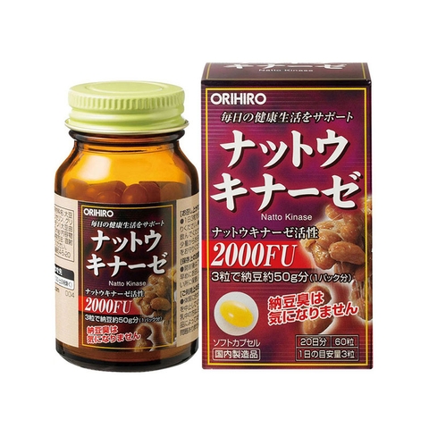 VIÊN UỐNG NATTO KINASE 2000 FU ORIHIRO 60 VIÊN
