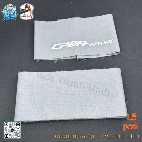 VẢI LỖ THI ĐẤU CPBA ROYAL XÁM