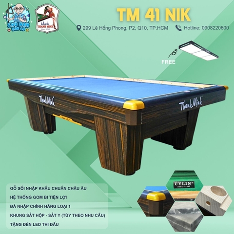 BÀN BIDA TM 41.  NIK MÀU NÂU