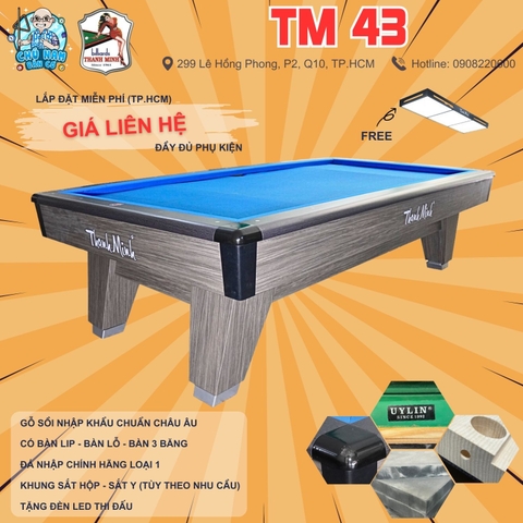 BÀN BIDA PHĂNG TM 43