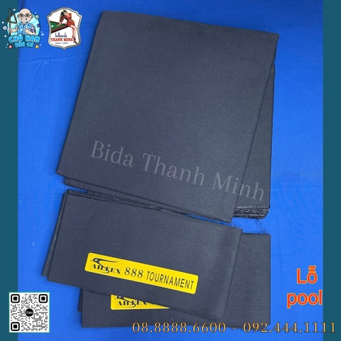 VẢI BIDA LỖ 888 MÀU ĐEN