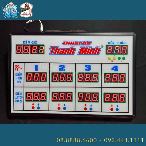 BẢNG ĐIỂM BIDA ĐIỆN TỬ LỚN