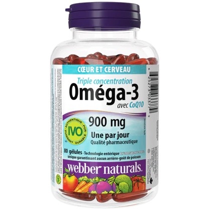 Webber Naturals Omega-3 CoQ10 80V