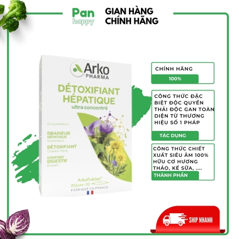 ARKOPHARMA Giải độc gan 20 ống (KHD)