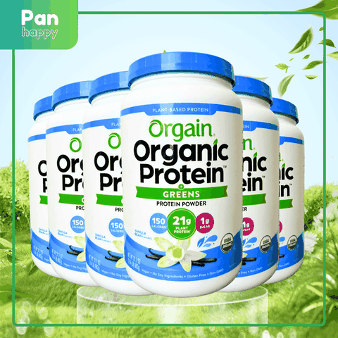 [Combo 5 tặng 1] Orgain Đạm thực vật Greens 882g