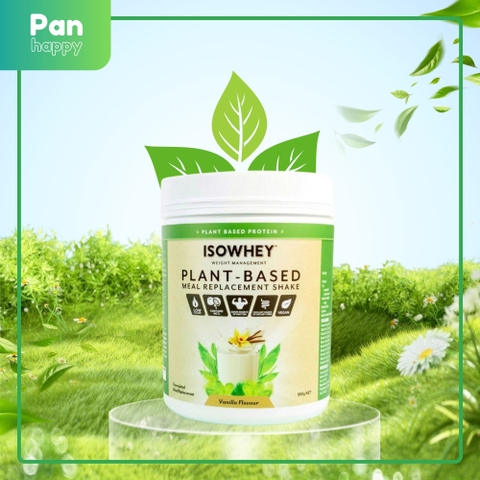 ISOWHEY Thay Bữa Ăn Plant-Based Meal Replacement Shake Vanilla 550g