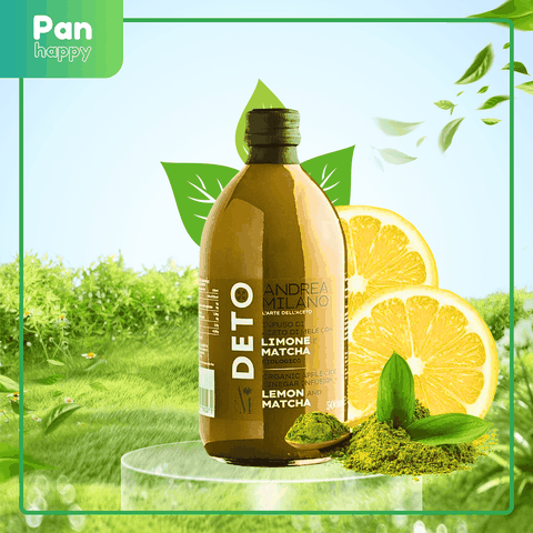 MILAN Giấm Táo Detox Chanh Matcha 500ml