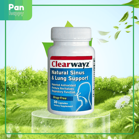 Clearwayz Hỗ trợ đường thở, hô hấp, ngủ ngáy, hút thuốc 30V