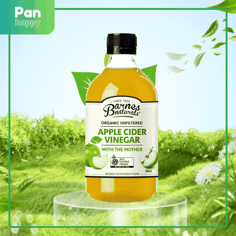 Giấm Táo Hữu Cơ Barnes Naturals CÓ GIẤM MẸ