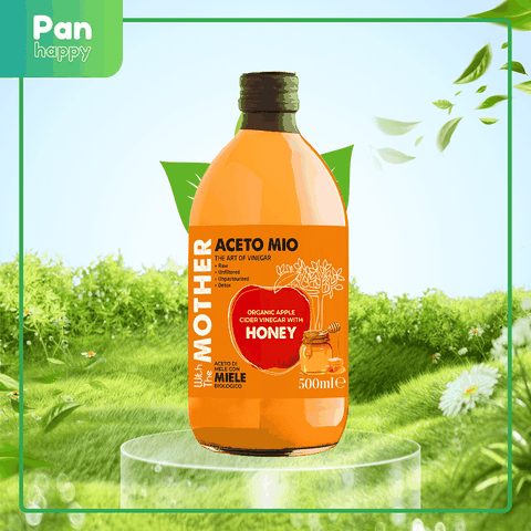 ACETO MIO Giấm táo mật ong hữu cơ 500ml
