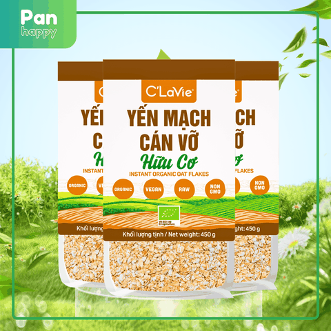 Combo 3 C’Lavie Yến mạch Cán vỡ 450g