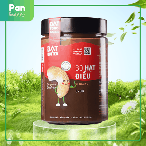 Bơ Hạt Điều Cacao Đạt Butter Hộp 570g
