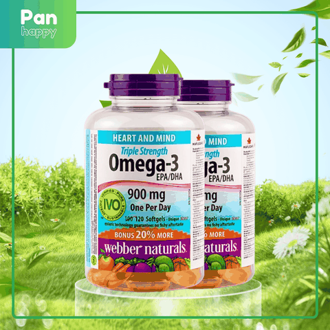 [Combo 2] Webber Naturals  Omega-3 900mg 120V