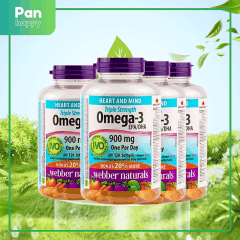 [Combo 4] Webber Naturals  Omega-3 900mg 120V